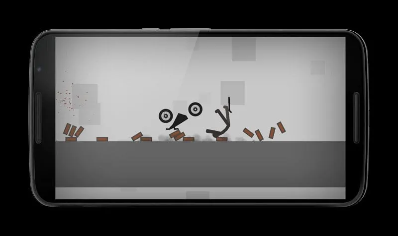 Stickman Dismounting crashing into obstacles.