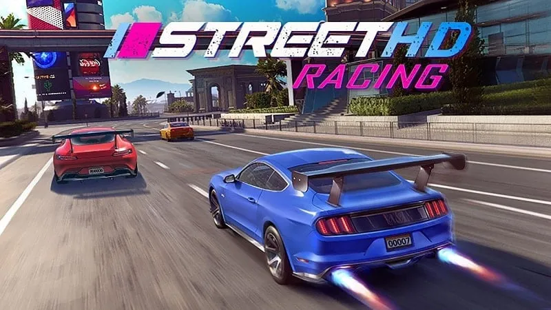 Street racing game featuring customized cars.