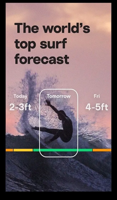 Surfline mod interface showing premium features