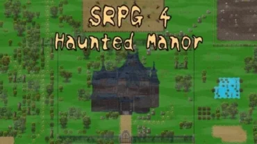 Survival RPG 4 game screen showing the character in a haunted house environment.