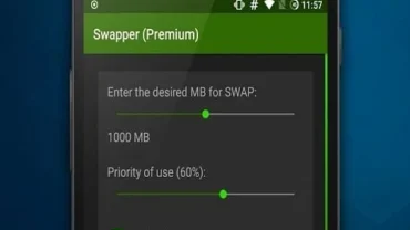 Swapper ROOT mod interface showing premium features