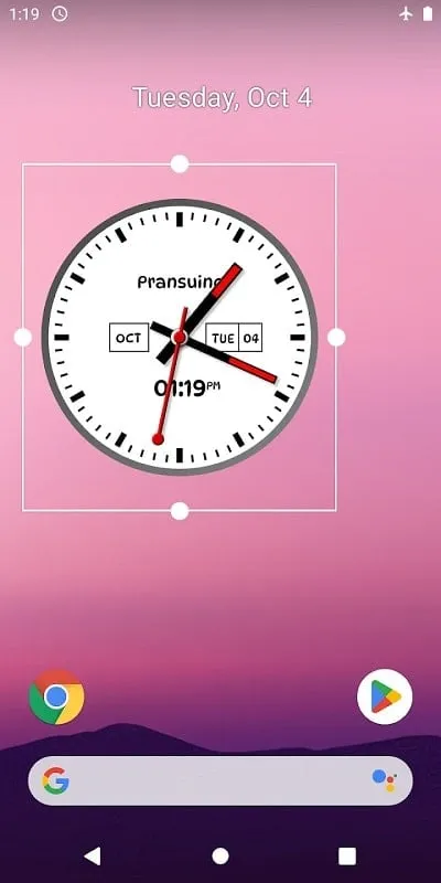 SwissClocks Live wallpaper mod interface showing premium features