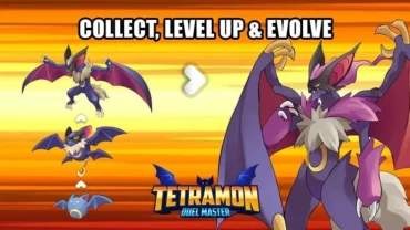 Tetramon Monster Battles TCG gameplay.