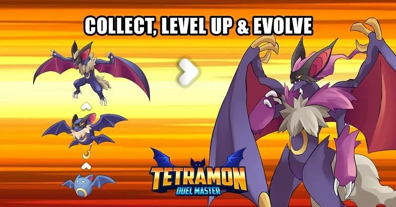 Tetramon Monster Battles TCG gameplay.