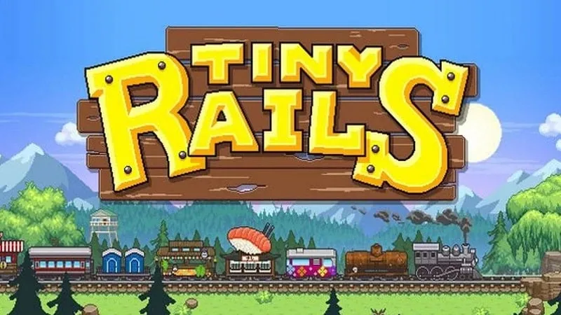 Tiny Rails game interface screenshot.