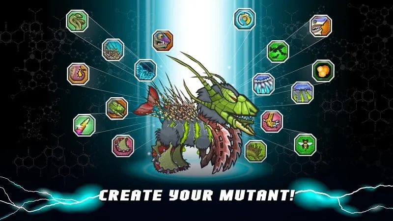 Training monsters in Mutant Fighting Cup 2.