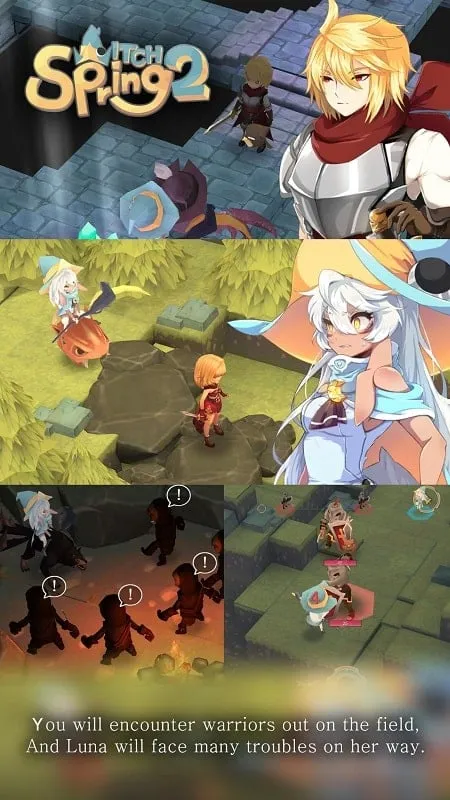 Troubleshooting common issues in WitchSpring2 MOD APK.