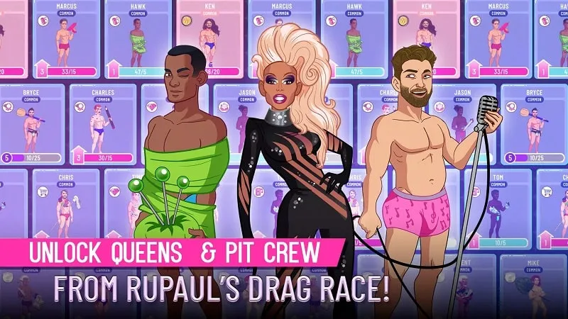 Troubleshooting common issues on a mobile device displaying RuPaul's Drag Race Superstar.