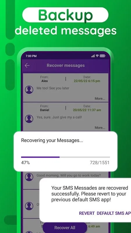 Troubleshooting common issues with Recover Deleted Messages MOD APK