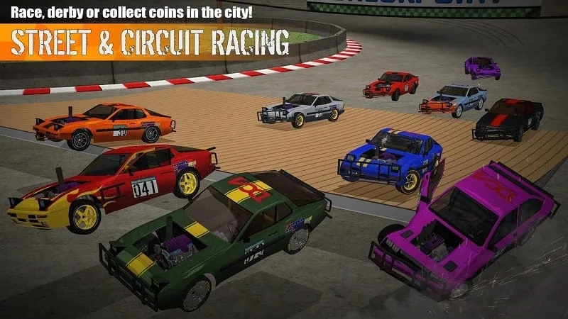 Troubleshooting common issues with the Demolition Derby 3 MOD APK.