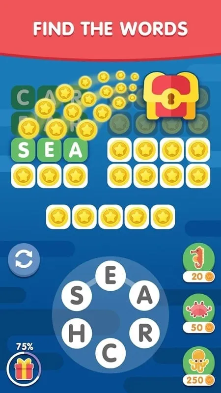 Solución de problemas comunes con Word Search Sea MOD APK en varios dispositivos.