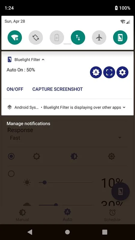 Troubleshooting tips for Bluelight Filter for Eye Care MOD APK.