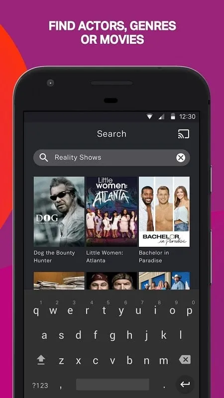 Tubi TV Mod APK running on Android phone