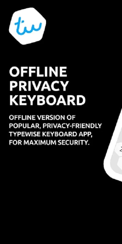 Typewise Offline Keyboard mod interface showing premium features