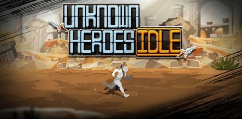 Unknown Heroes Idle gameplay screenshot.