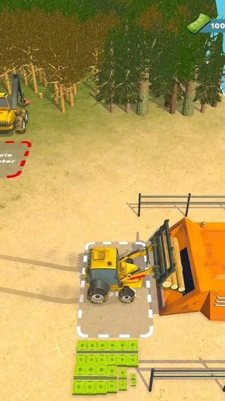 Unlimited money enables efficient transportation and expansion in Mega Harvester MOD APK.