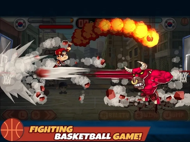 Unlocking characters and upgrades using unlimited money in Head Basketball.