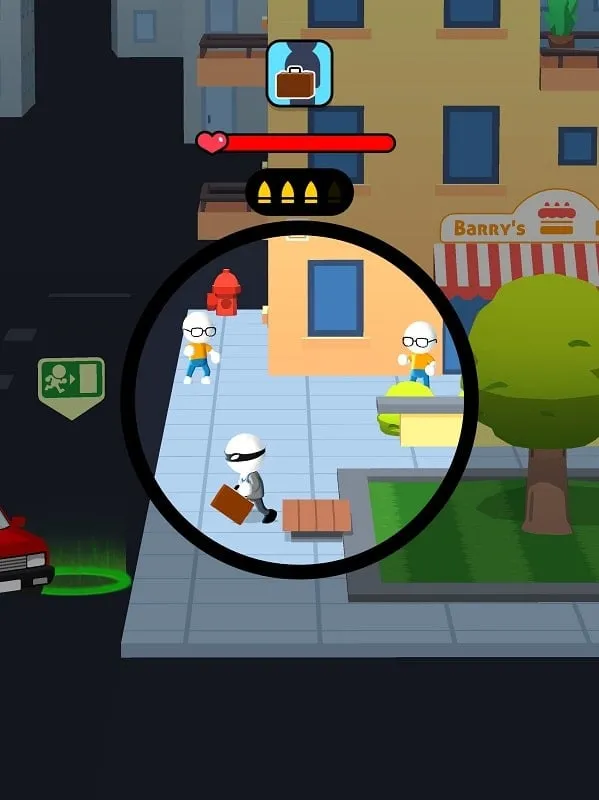 Unlocking new weapons in Johnny Trigger Sniper mod.