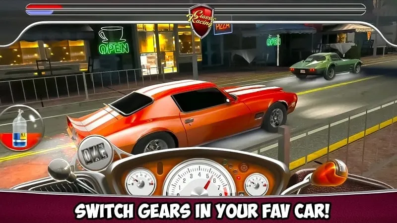 Upgrading a Car in Classic Drag Racing Car Game