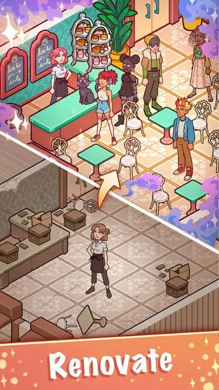 Upgrading the cafe in Starbrew Cafe.