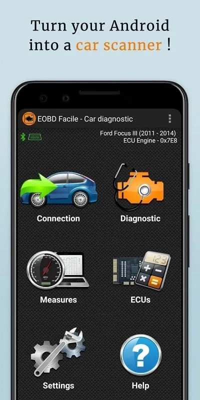 Using EOBD Facile Mod Features