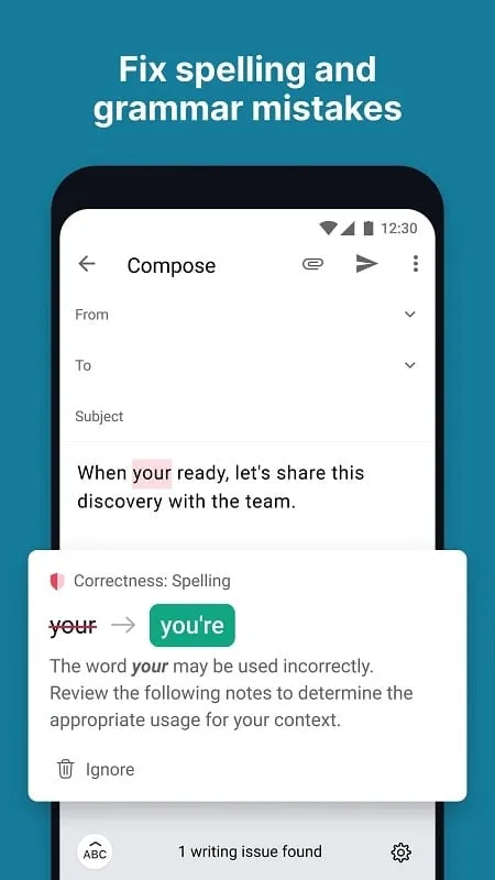 Sử dụng Grammarly MOD APK để nâng cao kỹ năng viết