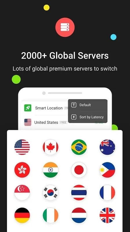 Using premium features in UFO VPN MOD APK