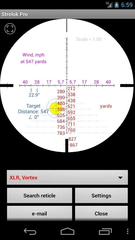 Using Strelok Pro MOD features for accurate shooting calculations