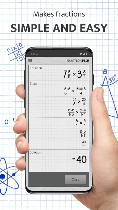 Using the advanced features of Fraction Calculator Plus mod