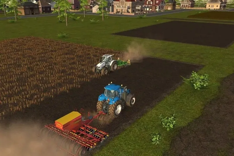 Using the unlimited money mod in Farming Simulator 16.