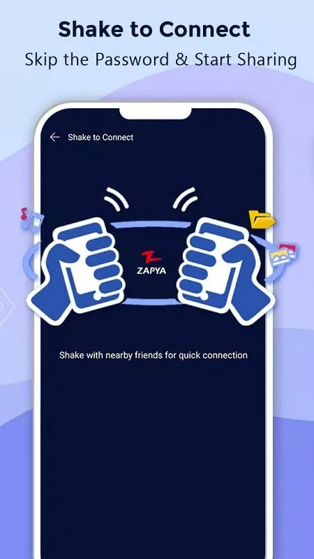 Using Zapya Mod APK to control a computer