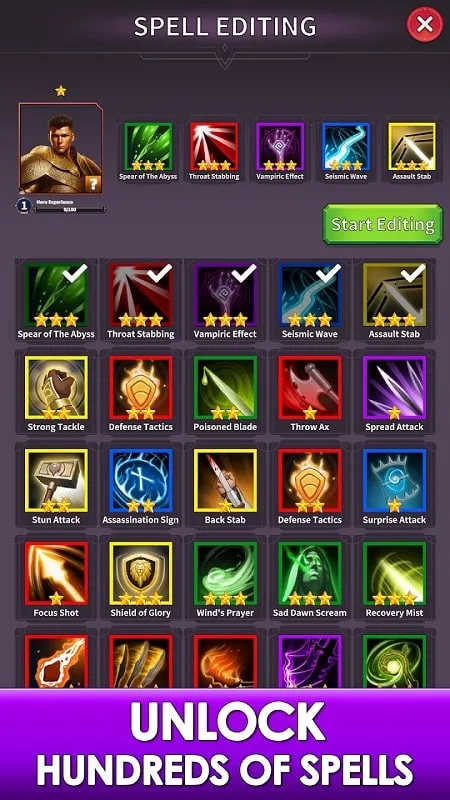 Utilizing unlimited resources to upgrade heroes.