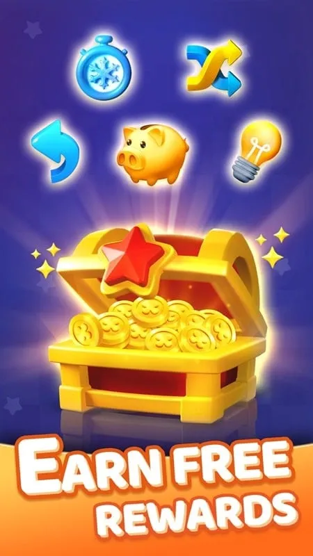 Various in-game items and objects available in Match 3D Blast.