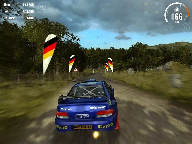 Various racing terrains in Rush Rally 3