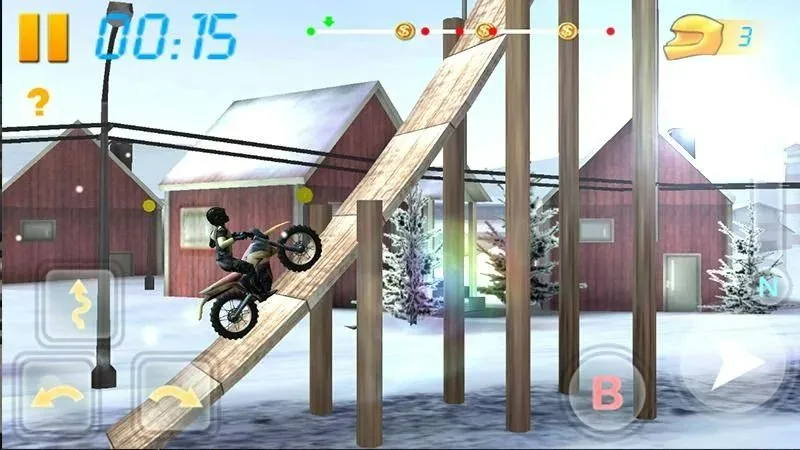 Various terrains and challenges in Bike Racing 3D.