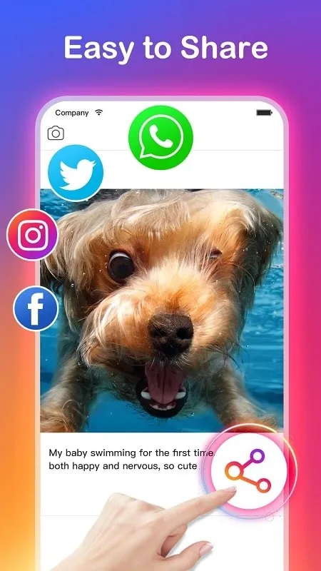 Video Downloader for Instagram mod interface showing premium features