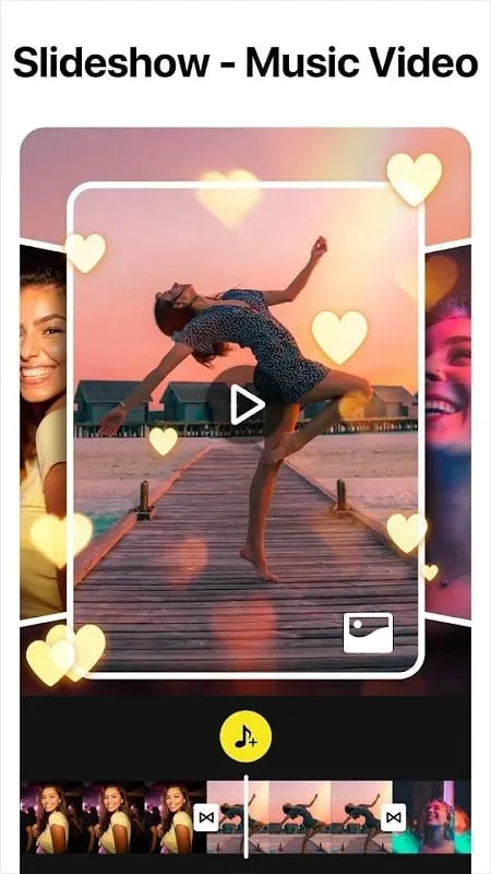 Giao diện chỉnh sửa của Video Effects Mod APK