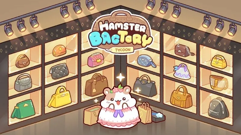 Viewing different hamster types in Hamster Bag Factory Tycoon.