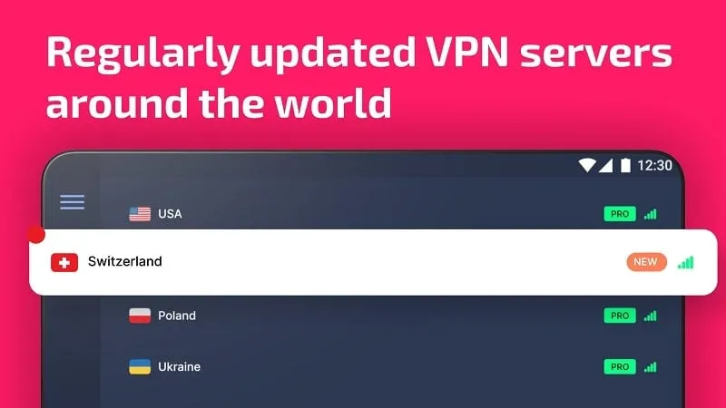 Menu de configurações do VPN India Mod