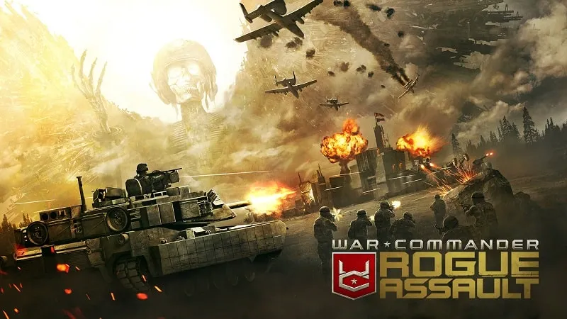 War Commander Rogue Assault gameplay screenshot.