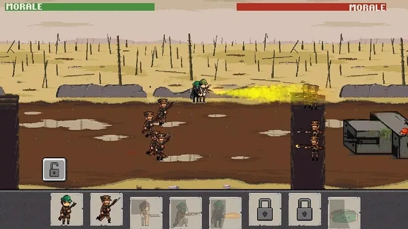 War Troops 1917 game screen showcasing the mod features.