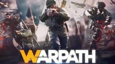 Warpath gameplay on a mobile device.