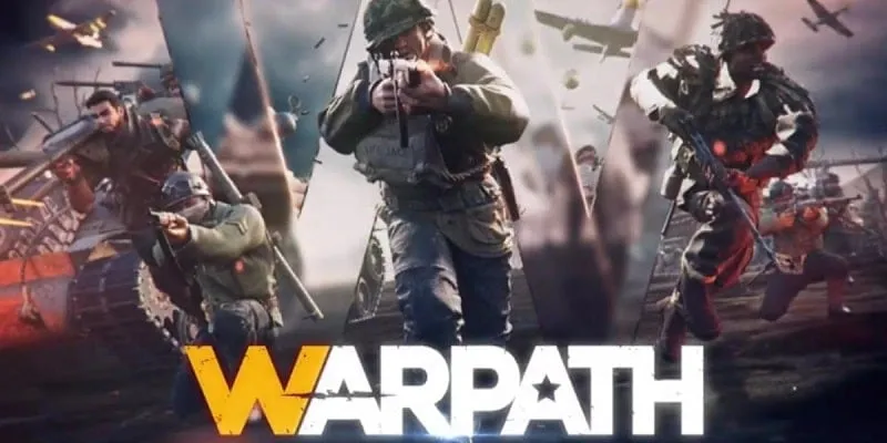 Warpath gameplay on a mobile device.