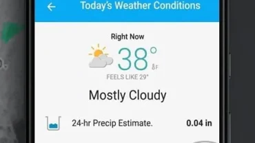 Weather Underground mod interface showing premium features