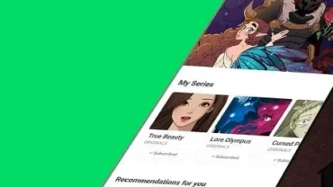 WEBTOON mod interface showing premium features