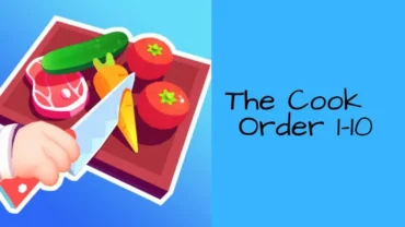 Welcome screen of The Cook mobile game.