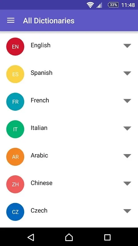 WordReference.com dictionaries mod android