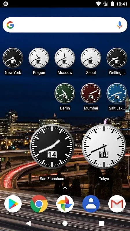 World Clock Widget 2023 Pro mod app settings