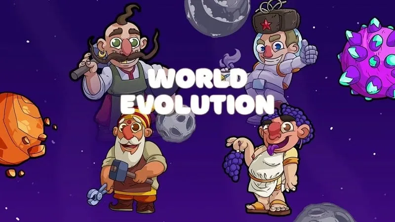 World Evolution Clicker gameplay screenshot