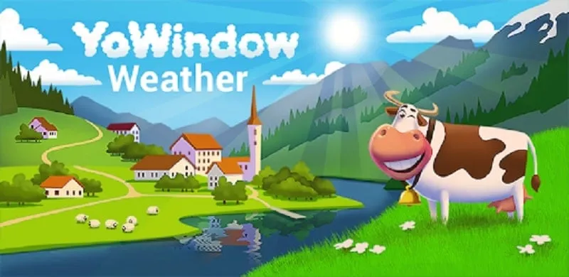 YoWindow Weather Unlimited mod interface showing premium features